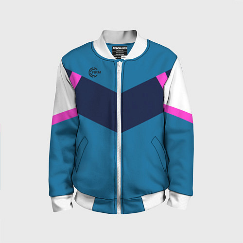 Детский бомбер FIRM в стиле 90х / 3D-Белый – фото 1