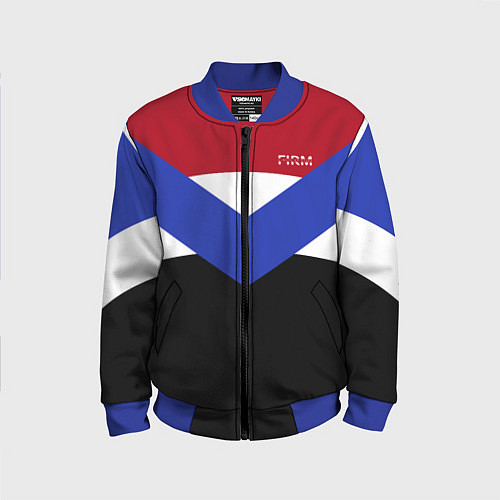 Детский бомбер FIRM как из 90х / 3D-Синий – фото 1