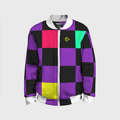 Детский бомбер FIRM прямо из 80х / 3D-Белый – фото 1