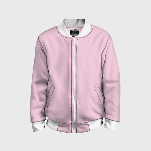 Детский бомбер Розовый радуга / 3D-Белый – фото 1