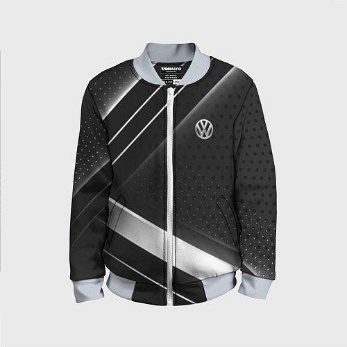Детский бомбер Volkswagen sign / 3D-Серый – фото 1
