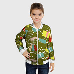 Бомбер детский Подарки и сувениры, цвет: 3D-белый — фото 2