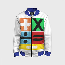 Бомбер детский Эд Ширан математическая эра, цвет: 3D-синий