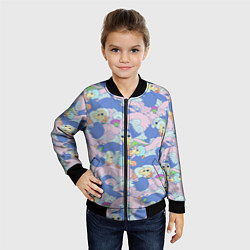 Бомбер детский Грифончики, цвет: 3D-черный — фото 2