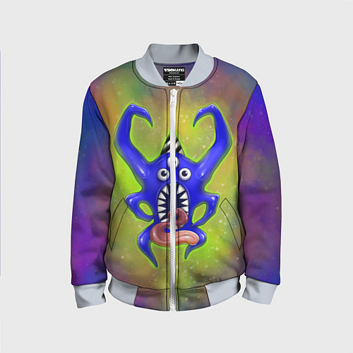 Детский бомбер Nabnab - паук / 3D-Серый – фото 1