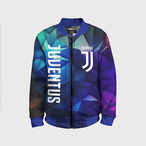 Детский бомбер Juventus logo blue / 3D-Синий – фото 1