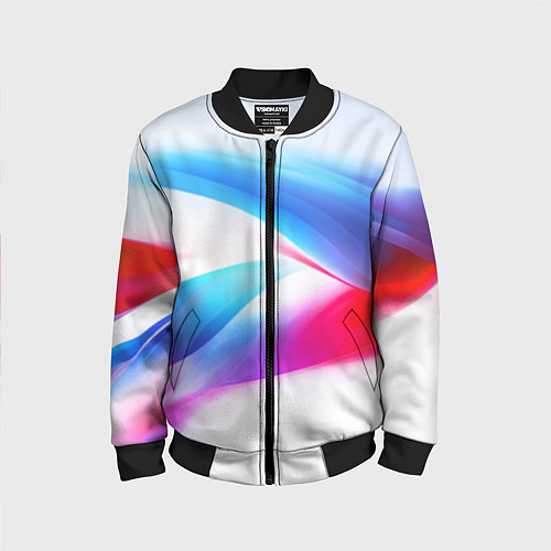 Детский бомбер Футболка Россия / 3D-Черный – фото 1