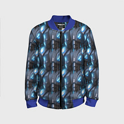 Детский бомбер Кибернетическая броня синяя
