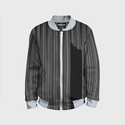 Детский бомбер Visual zebra stripes