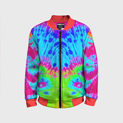 Детский бомбер Tie-Dye abstraction