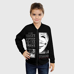 Бомбер детский Commandments of Carthenon Temple, цвет: 3D-черный — фото 2