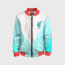 Детский бомбер Liverpool logo texture fc