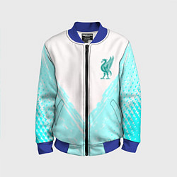 Детский бомбер Liverpool logo texture fc