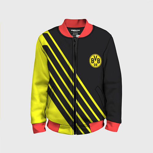 Детский бомбер Borussia sport line uniform / 3D-Красный – фото 1