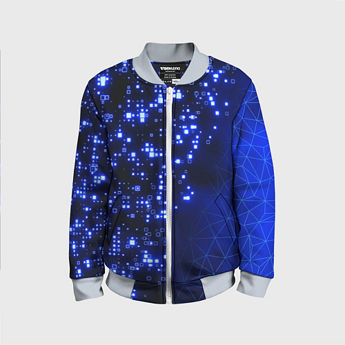 Детский бомбер Растворяющийся цифровой скин / 3D-Серый – фото 1