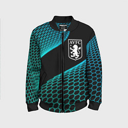 Бомбер детский Aston Villa football net, цвет: 3D-черный