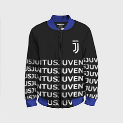 Детский бомбер Juventus pattern fc club steel