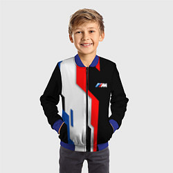 Бомбер детский BMW - униформа, цвет: 3D-синий — фото 2