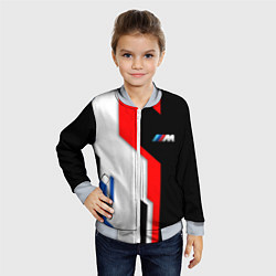 Бомбер детский BMW - униформа, цвет: 3D-серый — фото 2