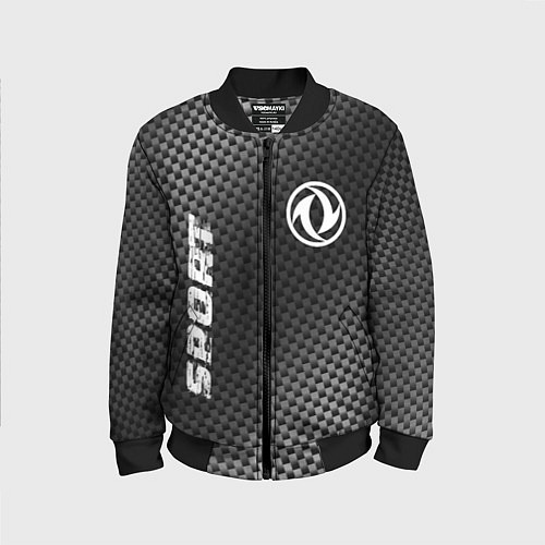 Детский бомбер Dongfeng sport carbon / 3D-Черный – фото 1