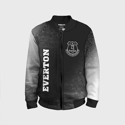 Детский бомбер Everton sport на темном фоне вертикально / 3D-Черный – фото 1