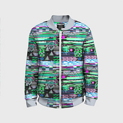 Детский бомбер Abstract color pattern