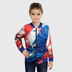 Бомбер детский Im from Russia, цвет: 3D-синий — фото 2