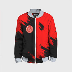 Детский бомбер Ajax sport color red