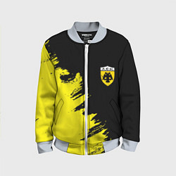 Детский бомбер AEK sport color yellow