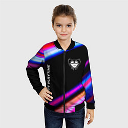 Бомбер детский Poppy Playtime speed game lights, цвет: 3D-черный — фото 2