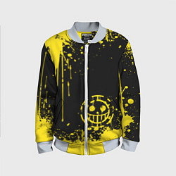 Бомбер детский Трафальгар Д Ватер Ло прозвище пират, цвет: 3D-серый