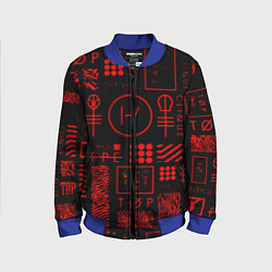 Детский бомбер Twenty one pilots pattern rock