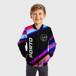 Бомбер детский Porto speed game lights, цвет: 3D-черный — фото 2
