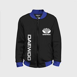 Детский бомбер Daewoo logo white