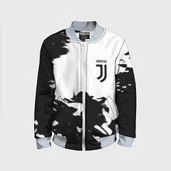 Детский бомбер Juventus smoke black fire