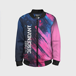 Бомбер детский The First Descendant - Texture, цвет: 3D-черный