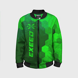 Детский бомбер Exeed - green gradient по-вертикали