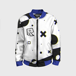 Бомбер детский Roblox pattern game, цвет: 3D-синий