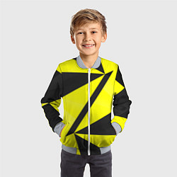 Бомбер детский Абстрактные стекло, цвет: 3D-серый — фото 2