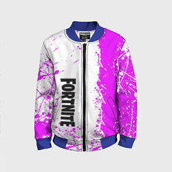 Детский бомбер Fortnite pink color