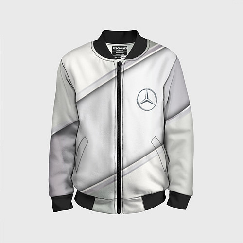 Детский бомбер Mercedes benz metalic collection / 3D-Черный – фото 1