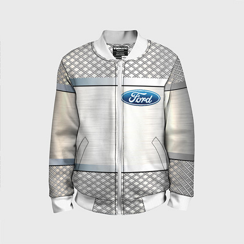Детский бомбер FORD metal steel auto / 3D-Белый – фото 1
