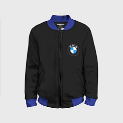 Бомбер детский BMW auto logo, цвет: 3D-синий