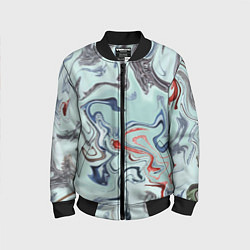 Бомбер детский Crazy waves, цвет: 3D-черный
