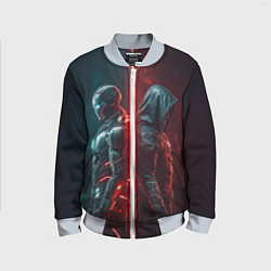 Бомбер детский Доктор Дум - Железный Человек, цвет: 3D-серый