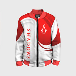Бомбер детский Assassins creed - shadows, цвет: 3D-красный