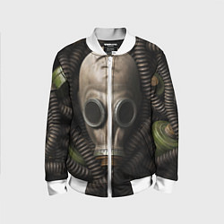 Бомбер детский Авто рожденные в СССР, цвет: 3D-белый