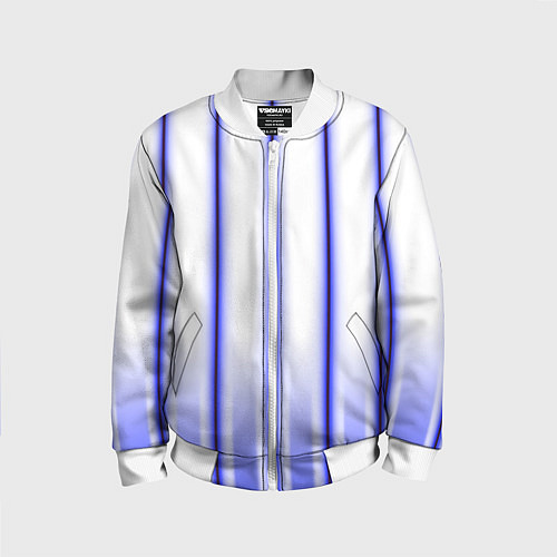 Детский бомбер Striped suit / 3D-Белый – фото 1