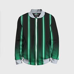 Детский бомбер Neon turquoise