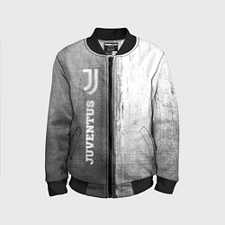 Бомбер детский Juventus - grey gradient по-вертикали, цвет: 3D-черный